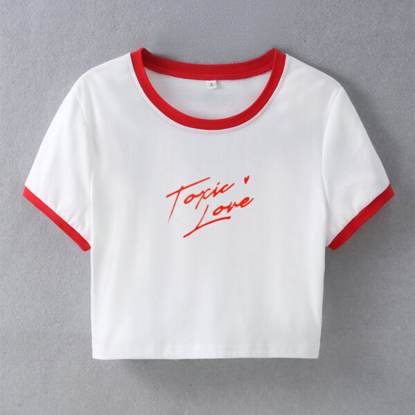 Sexy Toxic Love Letter T-shirt