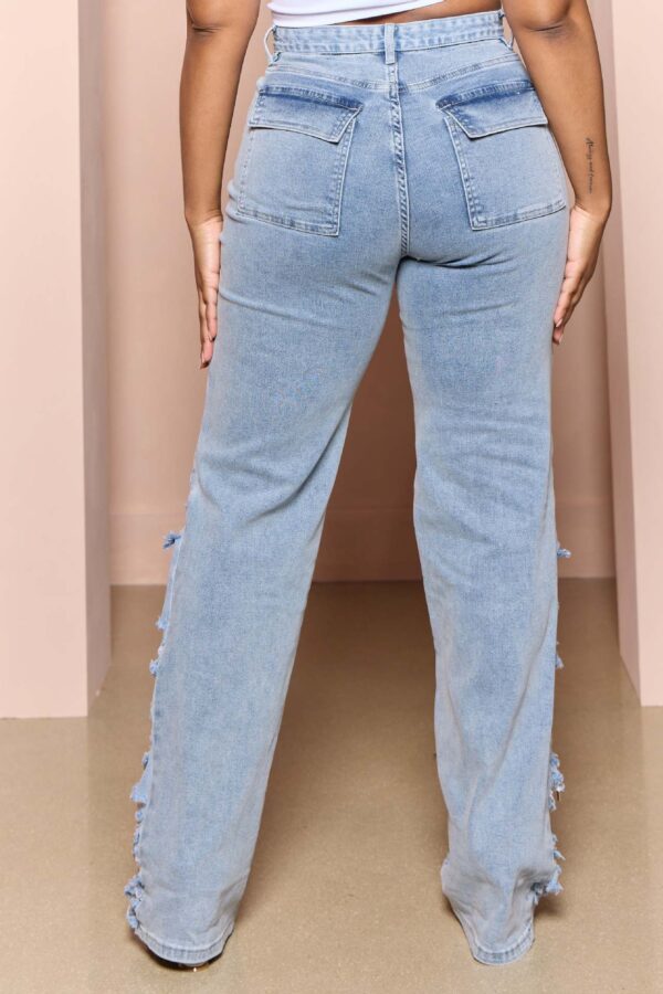 Ripped Wash-out Jeans